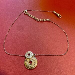 Brighton rhinestone necklace 17 inches